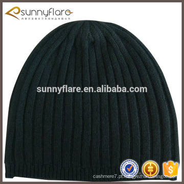 chapéu de gorro de cashmere RIB